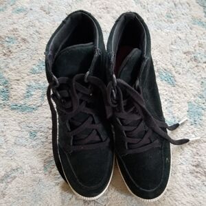 Sorel black and white sneakers